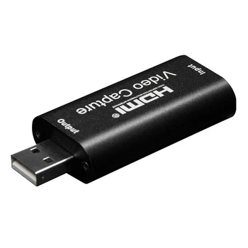 1080P USB 2.0, Hdmi-Capture Kort 1 Kanal Hdmi Video Capture Card Live Video-Understøttelse OBS