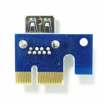 10STK PCI 1X PCI-E X1 Riser 180 Graders Riser-Kort Adapter til USB-for Riser 006 006C 007S 008S BTC Minedrift