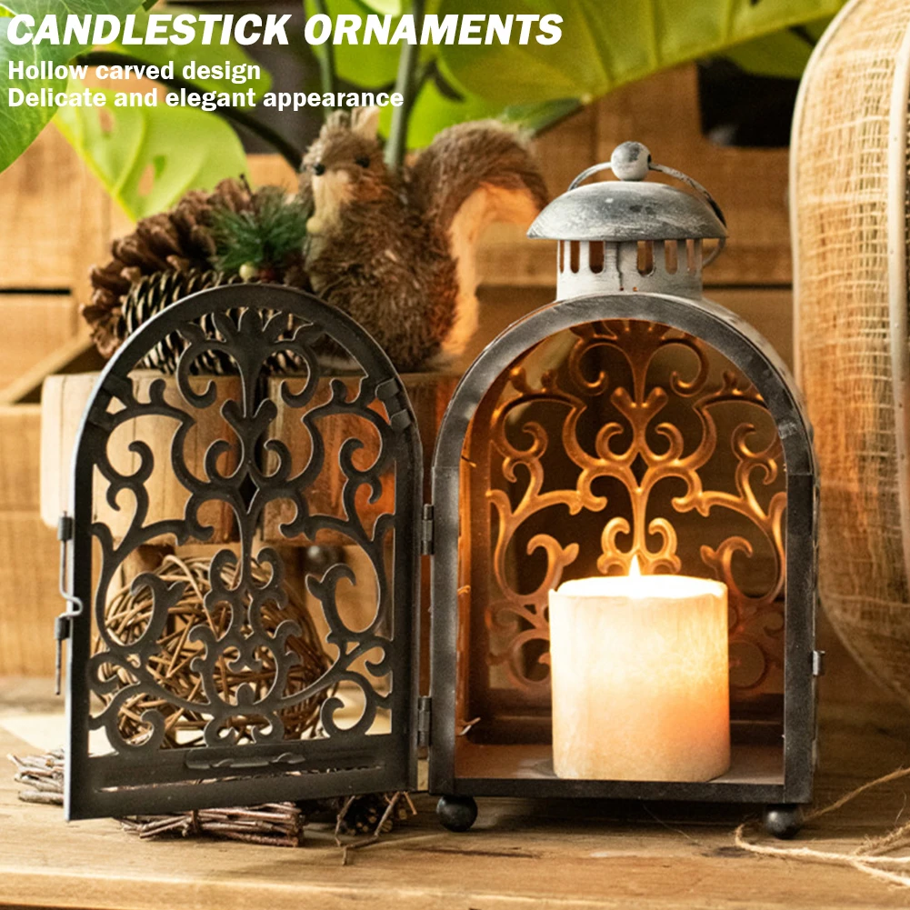 Hængende Marokkansk Stil Lysestage Smedejern Kunst Candle Hængende Fyrfadsstage Indehaveren Vintage Ud Lanterne Bryllup Home Decor køb online | Home Decor ~ www.tidenstanker.dk
