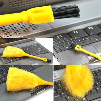 1stk Multi-funktion Tastatur Køretøj Anti-statisk Børste Desktop Sweeper Rengøring Hjem Dusting Brush Husholdning Tilbehør