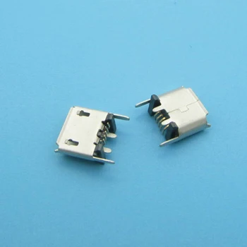 200pcs Micro mini-USB-stik opladning Port Dock til ZX80-B-5P MIKRO-USB-B-type lodret SMT-5P-stik