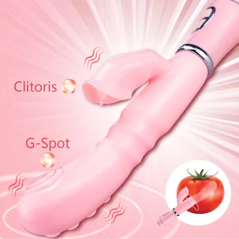 2021 Dildo Rabbit Vibrator G Spot Dildo Vibrator Klitoris Stimulator Kvindelige Onani 12 Modes Vibrationer Sex Legetøj til Kvinder