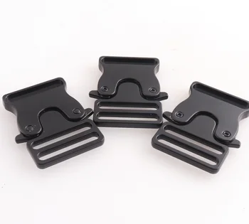 30mm black Metal Udgivelse Side Spænde hurtig justerbar bælte rem lock spænde for hundehalsbånd rygsæk hardware bagage forsyninger