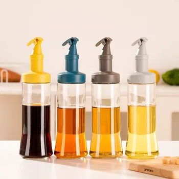 500ml Madlavning Krydderier, Olie, Sauce Flaske Flaske Glas Opbevaring af Flasker til Olie og Eddike Kreative Olie Dispenser Køkken Værktøjer