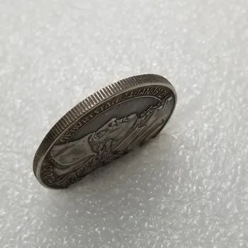 Antikt kunsthåndværk 1912 tyske messing sølv forgyldt med til at gøre gamle silver dollar