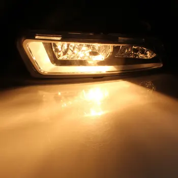 Bil Tåge Lys dække Foglights Forlygter Ramme tågelys For VW Polo 6R Vento Hatchback 2009 2010 2011 2012 2013