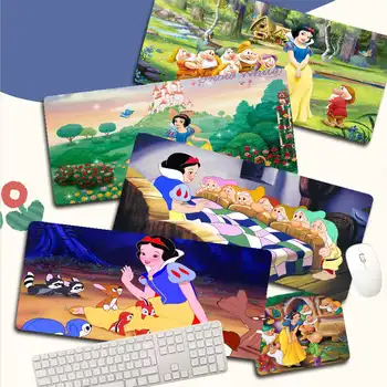 Disney Snehvide Prinsesse Enkelt Design, Stor musemåtte PC mat Størrelse for Tastaturer Mat Musemåtte til kæreste Gave