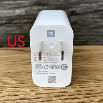 EU USA Oprindelige XiaoMi 9 Turbo Afgift på 30 watt Adapter QC 3.0 Væggen Hurtig Opladning af USB-3A Type C-Kabel For Redmi 10X Note 9 10 Mi Pro