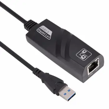 Edb-Kabler Stik USB 3.0-at 10/100/1000 Mbps Gigabit RJ45 Ethernet LAN Netværkskort Til PC