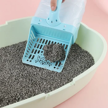 Kattegrus Skovl Pet Cleanning Værktøj Aftagelig Scoop Cat Sand, Rengøringsprodukter, Toilet Med Spand For Hund, Kat Rene Leverancer