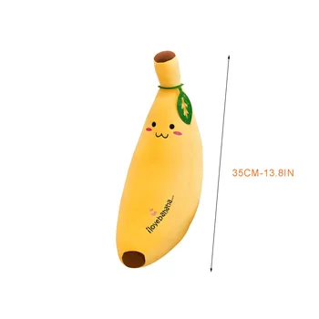 Kawaii Banan Plys Legetøj Blød Pude Talje Plys Pude Med Fyld Toy Dekoration Gave, Sød Frugt Pude Fødselsdag Legetøj 2021 Ny