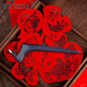Kunst Skæring Af Rustfrit Stål hobbykniv med 360-graders Roterende Skive Craft skærekniv DIY Kunst Slid-Modstand Art Værktøj
