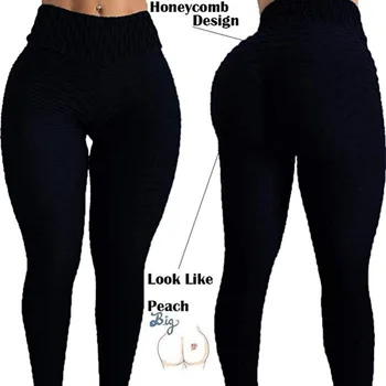Kvinder Anti-Cellulite Yoga Pants Hvide Sport leggings Push-Up-Strømpebukser Fitness Motion med Høj Talje Trænings-og Kører Atletisk Bukser
