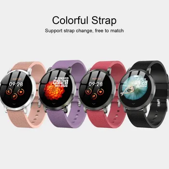 LV09 Mode 1,3 Tommer Smart Armbånd IP67 Vandtæt Blodtryk Overvågning Metal Starp Sport Smartwatch Til Android