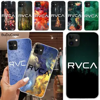 Manton Fashion brand RVCA nyankomne Sort Mobiltelefon Case For iphone 5C 5 6 6s plus 7 8 SE 7 8 plus X XR XS ANTAL 11 Pro Antal
