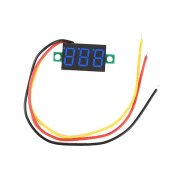 Mini-Digital Multimeter Spændingen Tester Meter 3,6 Tommer 0V-30V LED-Skærm Elektroniske Dele, Tilbehør, Digital Voltmeter