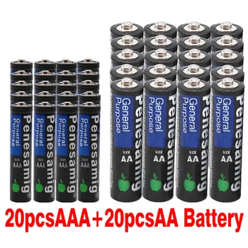 New 1,5 V AAA-Batteri 3a Alkaline, Zink Kul LR03 SUM4 og 1,5 v AA batteri 2a Alkalisk tørbatteri