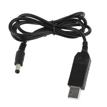QC3.0 USB til 12 V 1,5 A 5.5x2.1mm Step Up Linje Konverter Kabel til WiFi-Router LED