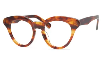 Retro Acetat Briller Ramme Unisex Progressive Multi-brændvidde Optiske Briller Goggle Se Nær Videre Læsning Briller Forestilling