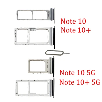 SIM-Kort Skuffe Slot For Samsung Note 10 Plus 10+ 5G Telefon Oprindelige Nyt SIM-Chip Micro SD-Kortet Magasin Holder Til Galaxy Note 10+ 10