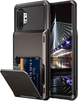 Samsung Galaxy Note 10 Plus Tilfælde Tegnebog Kreditkort Indehaveren af ID-Slot Lomme Cover Til Samsung Note10 9 8 Tilfælde Note10 10Plus 5G