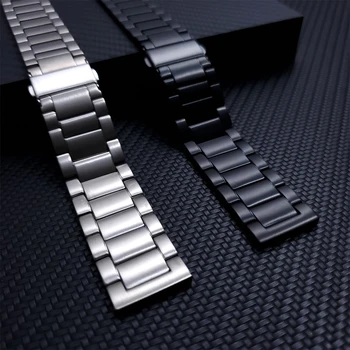 Titanium Strop Til huawei Se GT2 2e 45mm / Watch 46mm / Gear S3 Smartwatch Band Urrem Metal Rem Armbånd