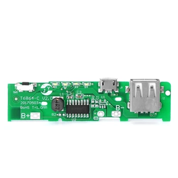 USB 5V 2A Mobiltelefon Power Bank Oplader PCB Board Modul Til 18650 Batteri