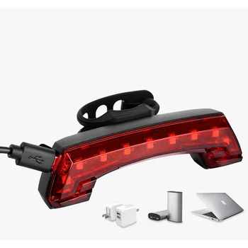 USB-Genopladelige Cykel Lys Trådløse Smart Fjernbetjening blinklyset baglygte Horn Cykel LED-Lampe Cykel Tilbehør