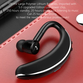 V7 Bluetooth-5.0 Headset Trådløse Bærbare Fashionable Praktisk Universal Kompatibel Håndfri Kørsel Bruge Hovedtelefon Tilbehør