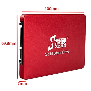 XISHUO 120GB 2,5-Tommers SSD SATA3.0 (6 gbps) Interne ssd-Drev, Velegnet til Desktop Universal Solid State-Drev
