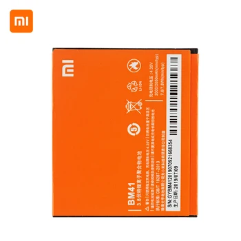 Xiao mi Orginal BM41 2050mAh Batteri Til Xiaomi Redmi 1S Hongmi 1S BM41 Høj Kvalitet Telefon Udskiftning af Batterier